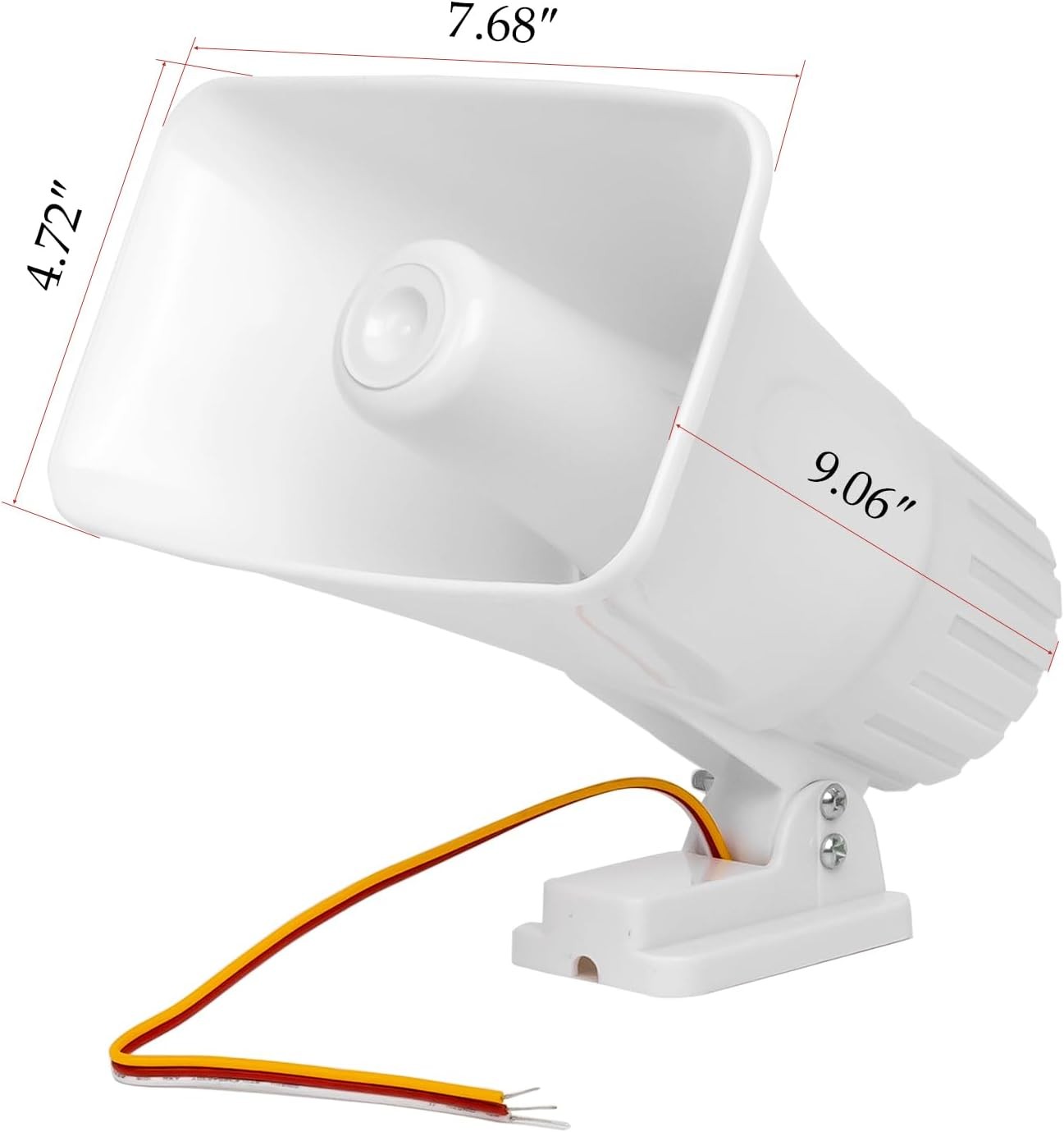 Outdoor Siren Speaker With 150 High Decibels, Security Horn, 12v Alarm System…