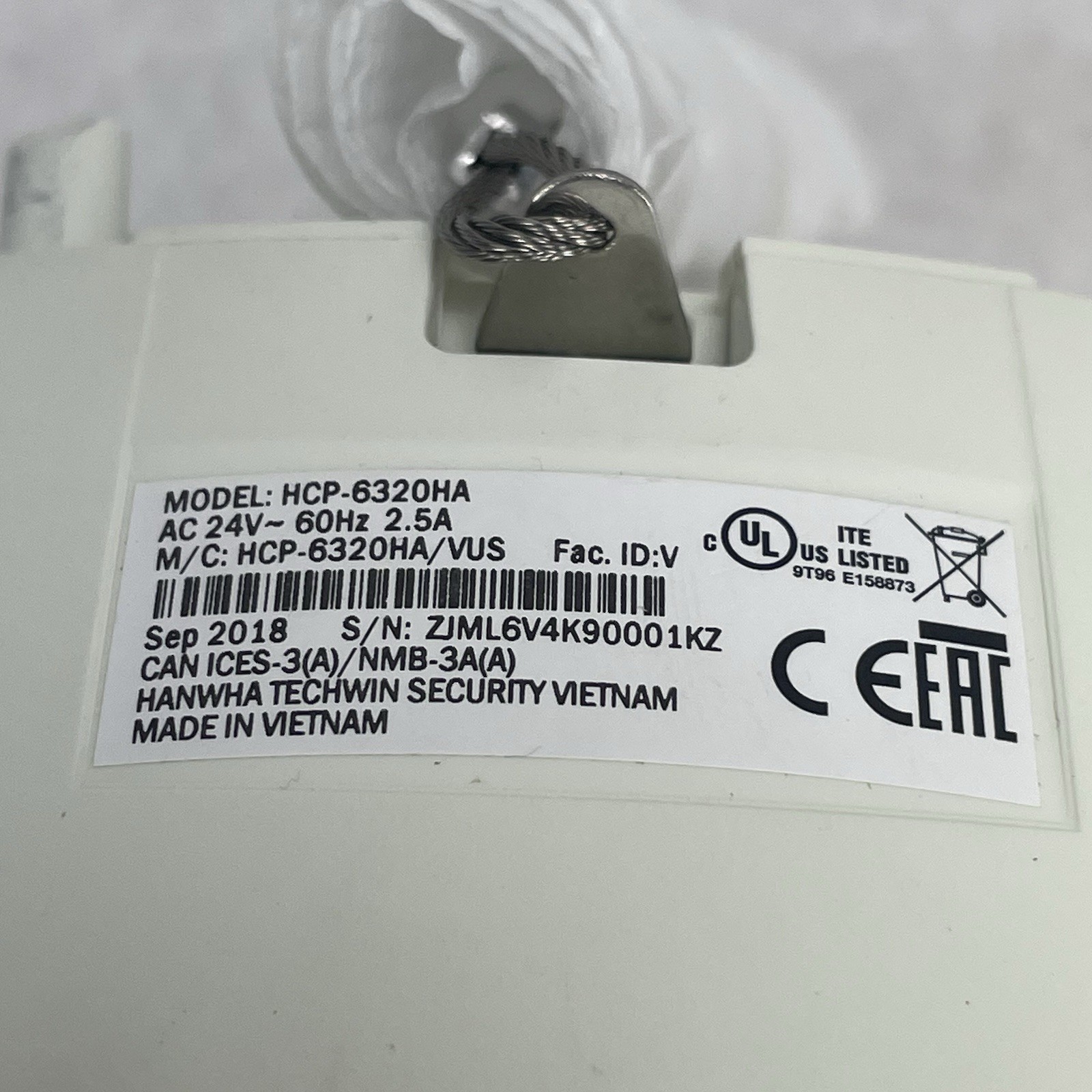 Wisenet HCP-6320HA Full-HD 1080p Analog HD 32x Outdoor PTZ Dome Camera [CTNO]