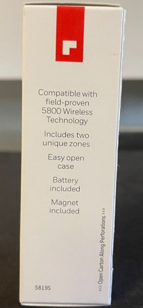 Brand New Honeywell 5819S Wireless Shock Sensor and Magnetic Contact (New pkg)