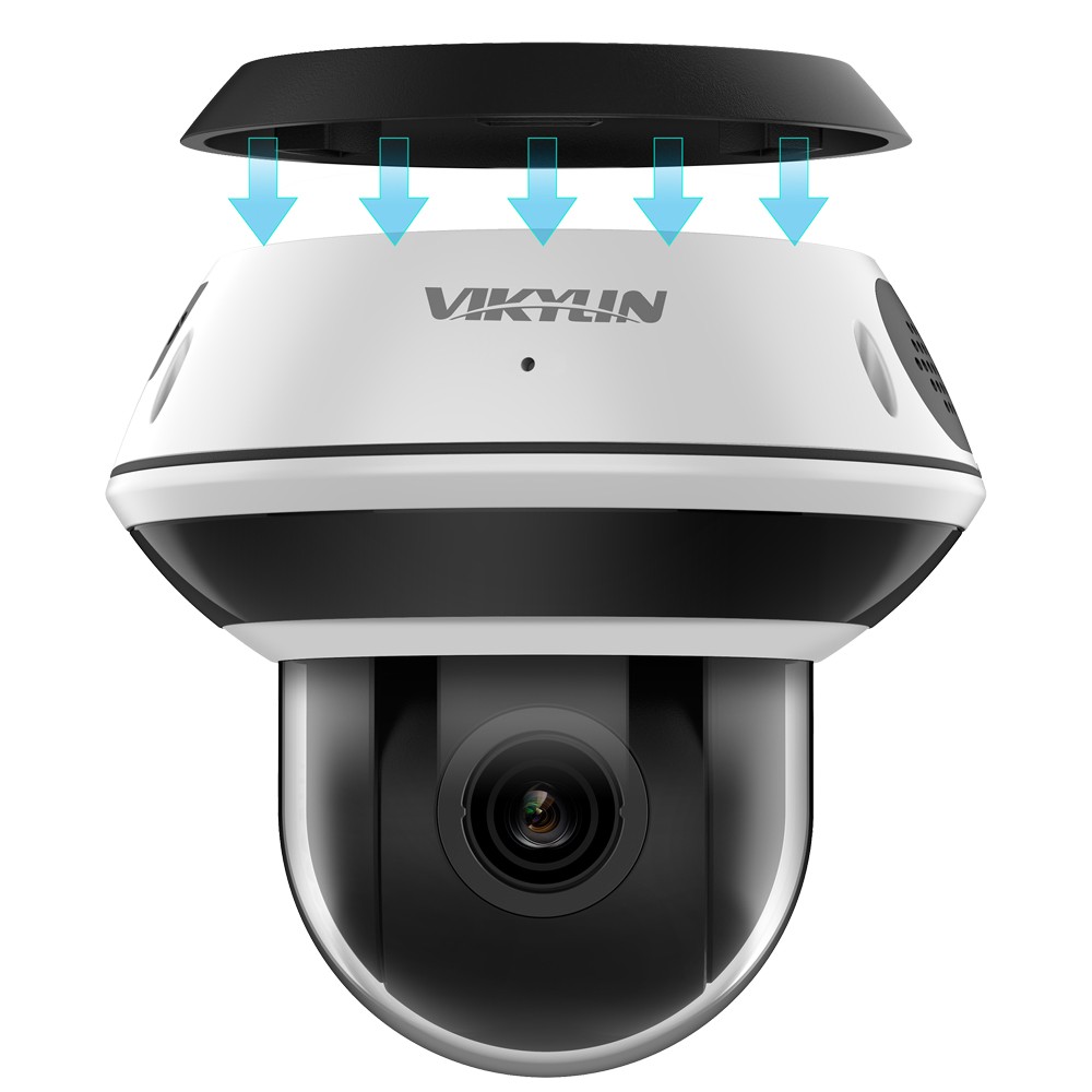 Vikylin 4k 8CH 8POE NVR CCTV System 8MP PTZ 5X ZOOM IR IP Camera 2-Way Audio Lot