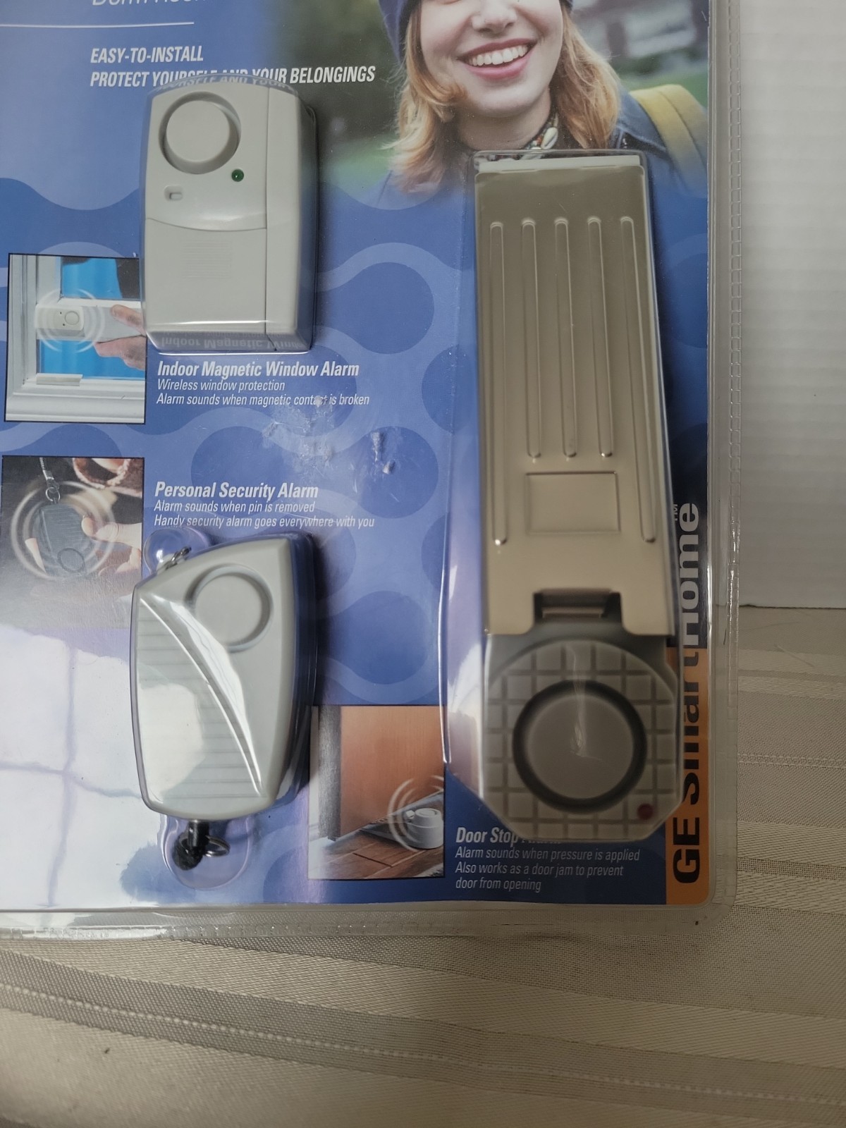 GE Smart Home Window and Door Alarm Kit Personal Security Entry Chime Mode