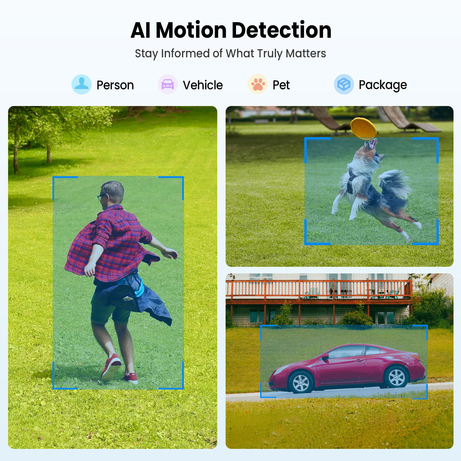 ANRAN Waterproof Wireless WIFI HD Security Camera 4MP Night Vision Outdoor Home