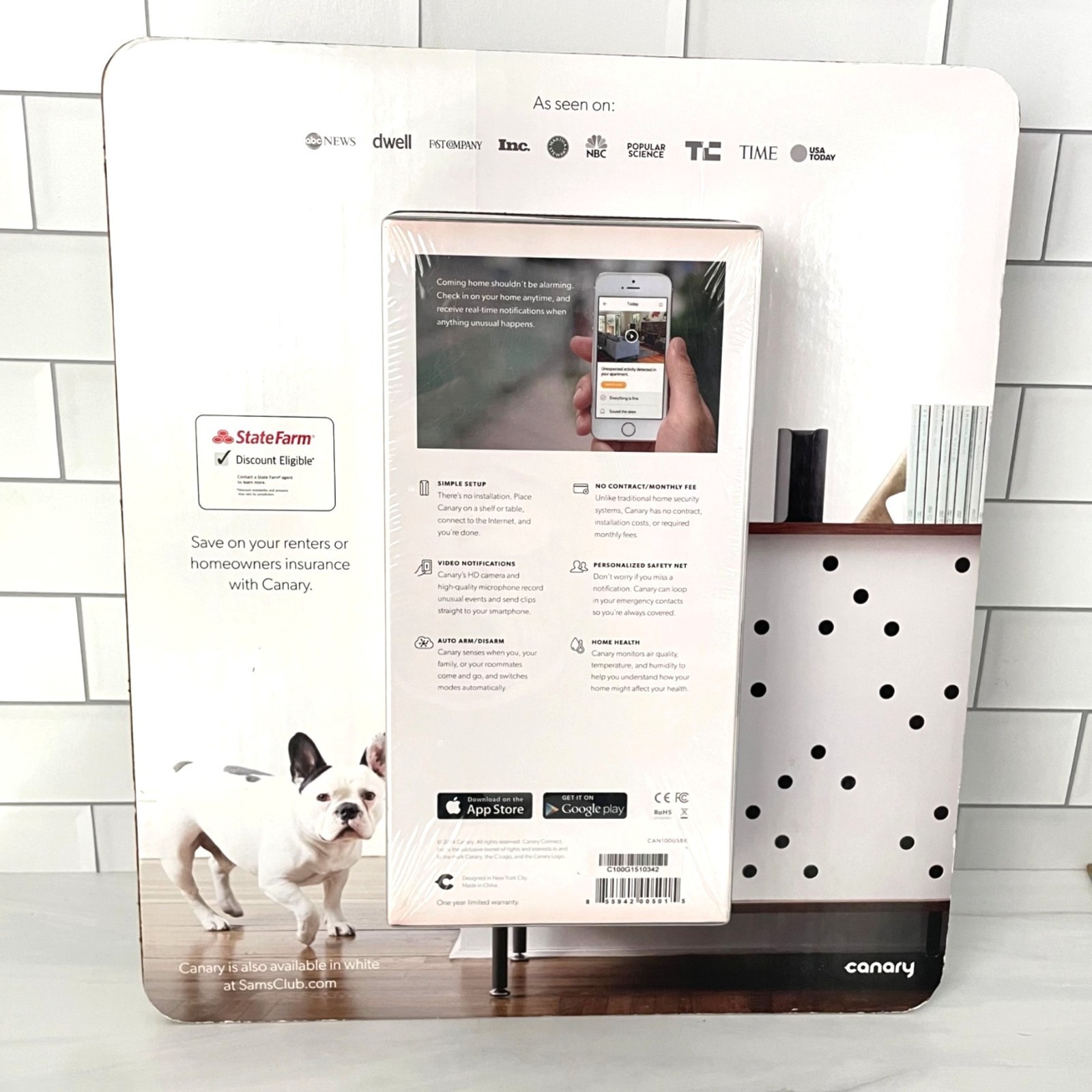 NEW Canary CAN100 USBK All-In-One Indoor 1080 HD Security/Surveillance System