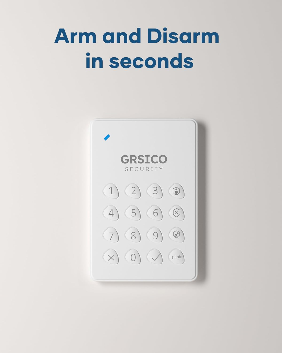 Wireless Home Alarm System 15-Piece Kit, Wifi Alarm System for Home Security wit