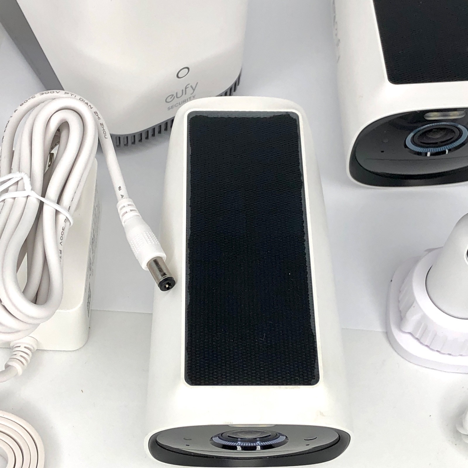 EufyCam 3, 3-Outdoor Wireless 4K Solar Powered Security Cameras w/ HomeBase 3