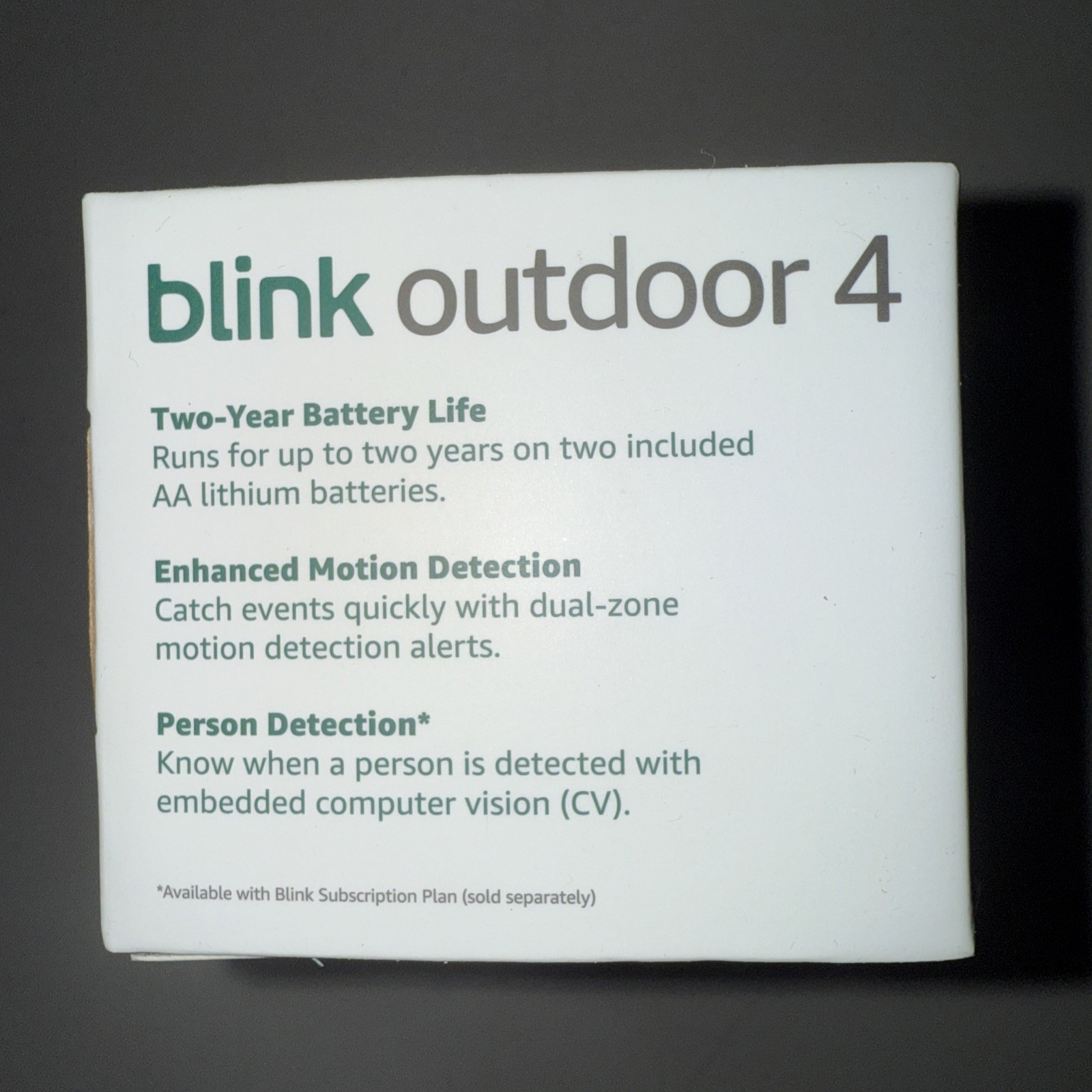 Blink Outdoor 4 (4th Gen 2025) Wireless Security Camera + Sync Module, 2 Cameras