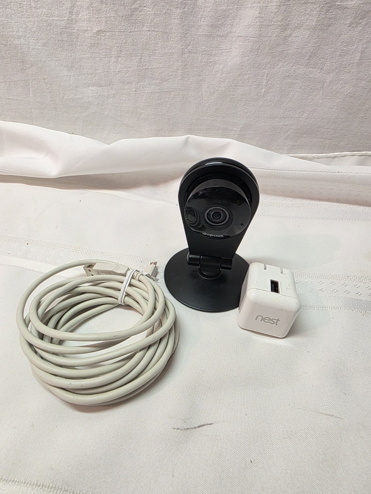 Nest Dropcam Pro Security Camera w/ OEM power cable, stand wall mount [25]