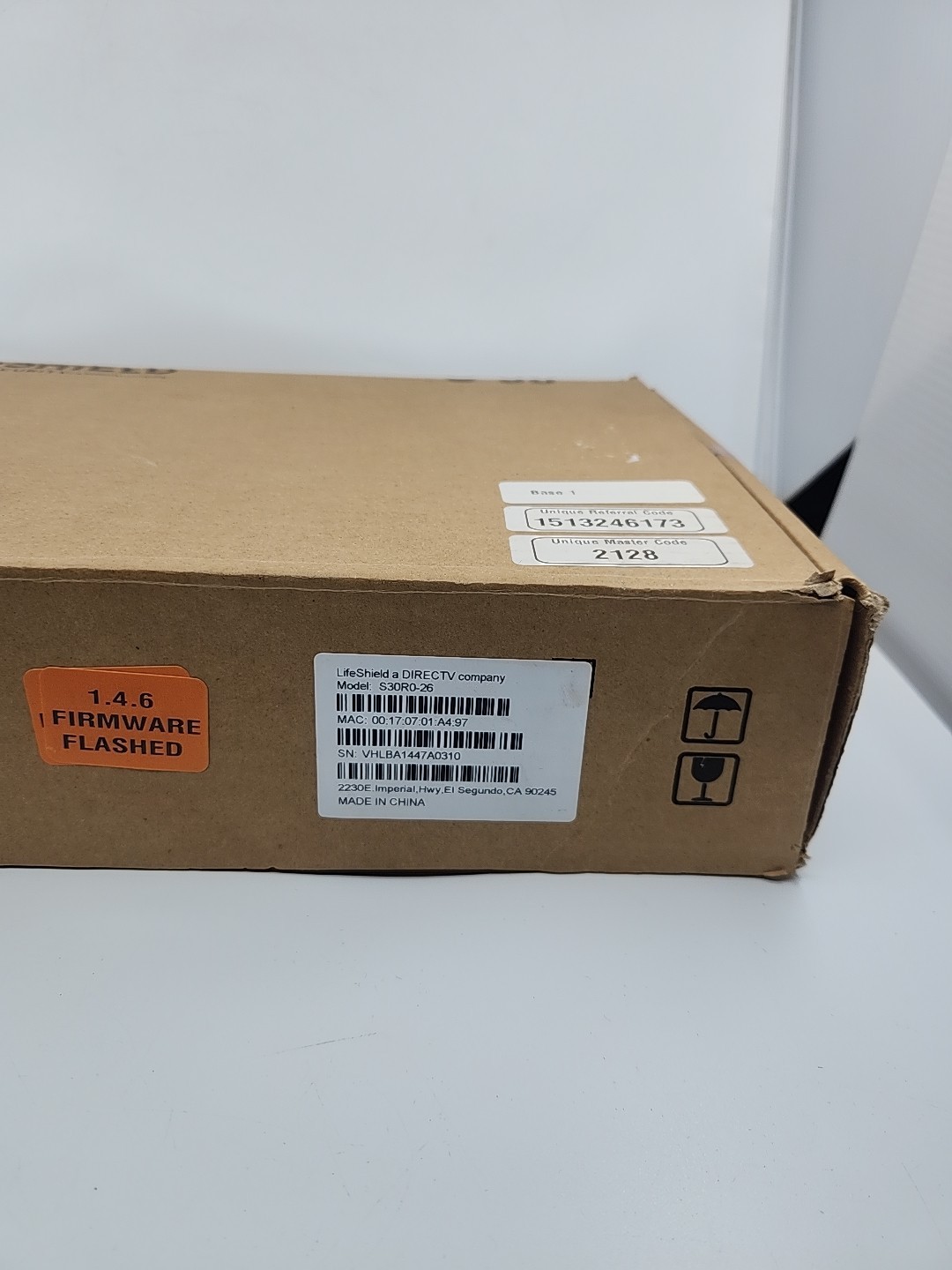 LIFESHIELD HOME SECURITY SYSTEM S30 STATION, SPR1R0 -28 Power Supply, 2 REMOTES