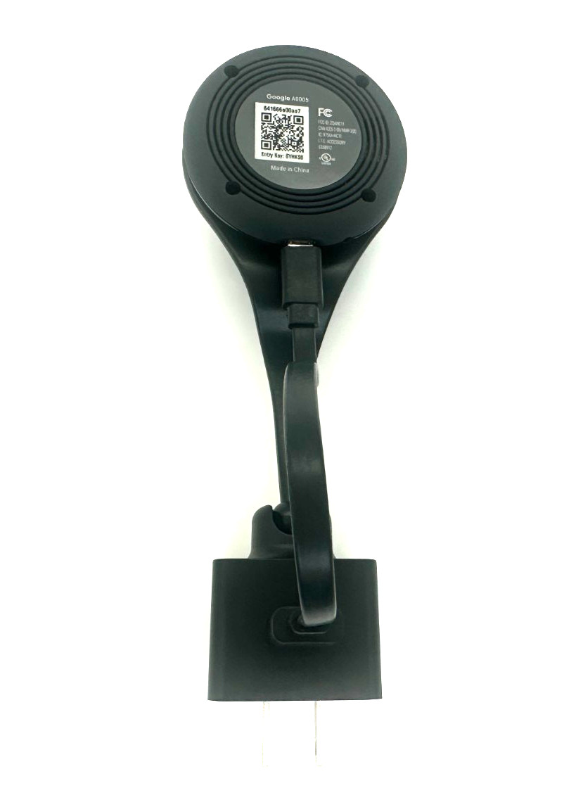 Used Google Nest Indoor Camera A0005 1st Gen Night Vision with USB Wall Mount WT