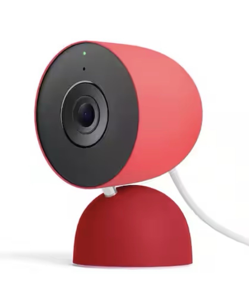 LOT OF 3 Google Nest Cam Indoor (Wired, 3rd Gen) – Security Camera – Berry