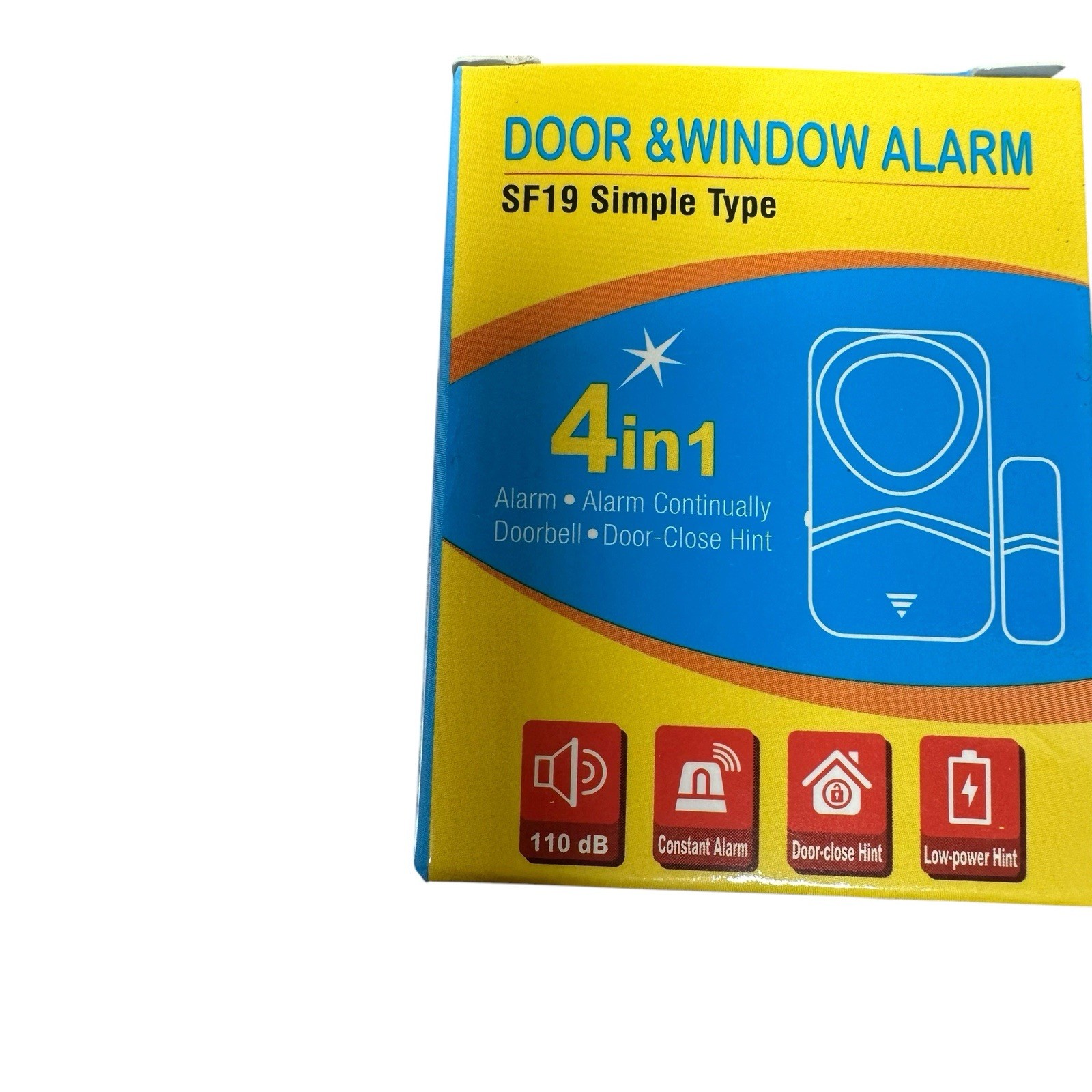 Door Or Window Alarm 110db 4 In 1 Sf19 Simple Type Lot Of 5 Burgler Security NEW