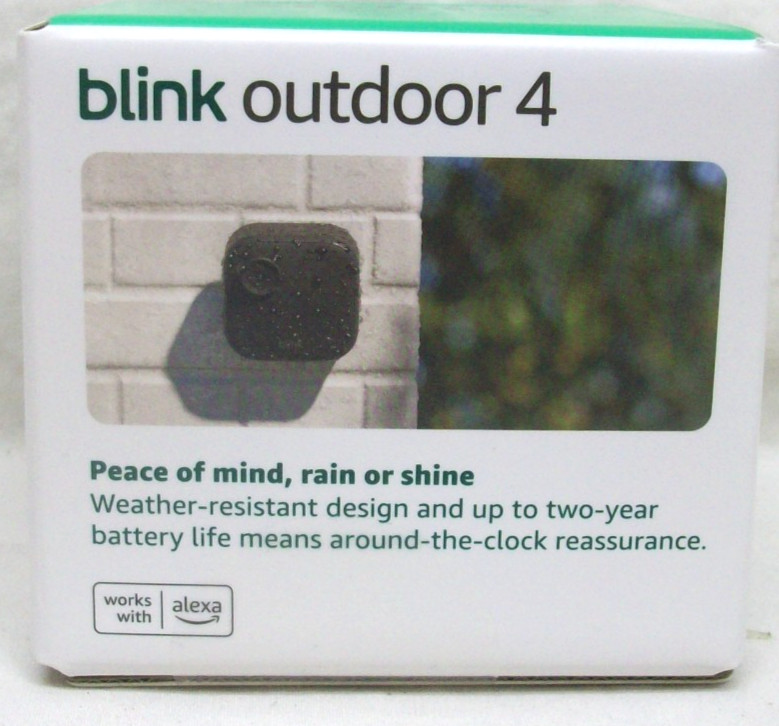 New In The Box Blink Outdoor 4 Wireless Smart Security Camera w/2-Year Battery