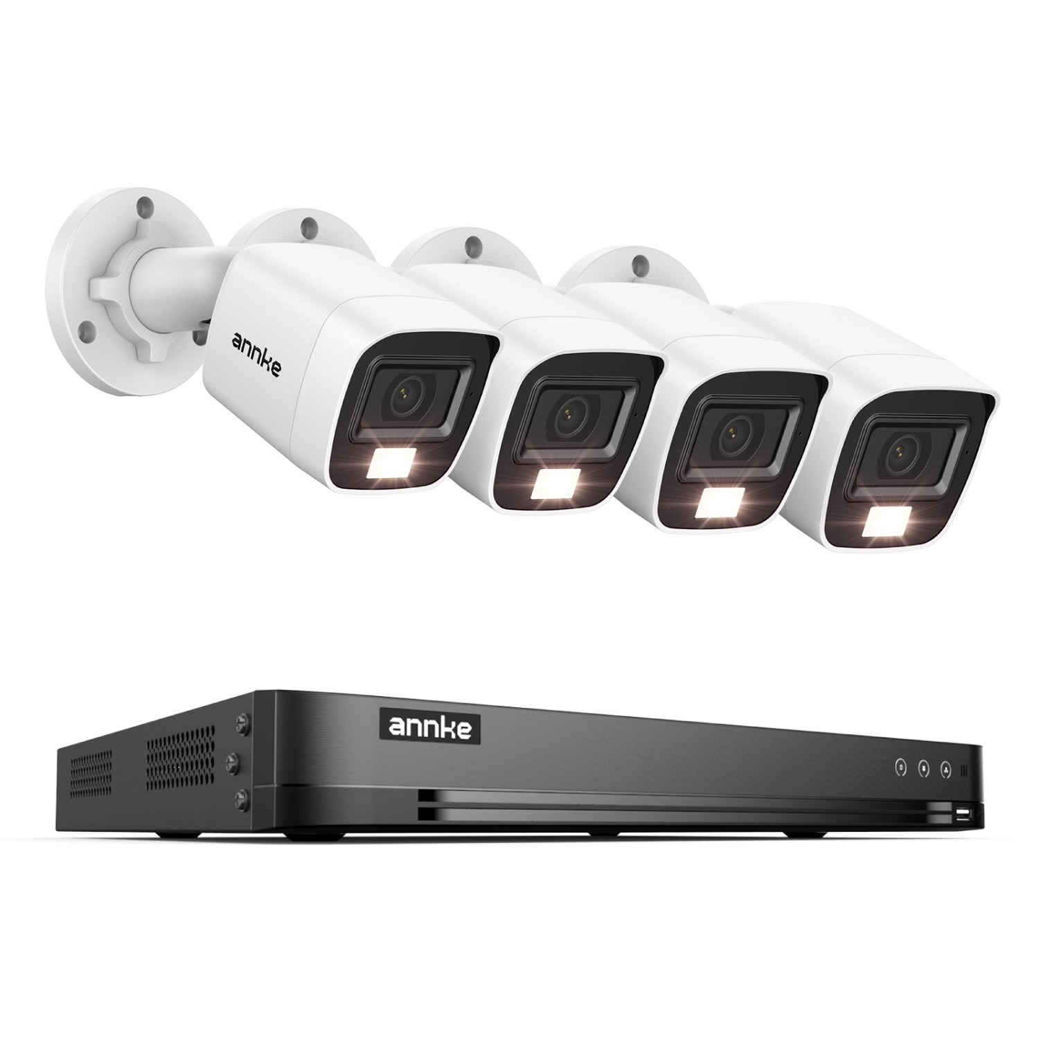 ANNKE 32CH 5MP Lite DVR 1080P Security Camera System Color Night Vision H.265+