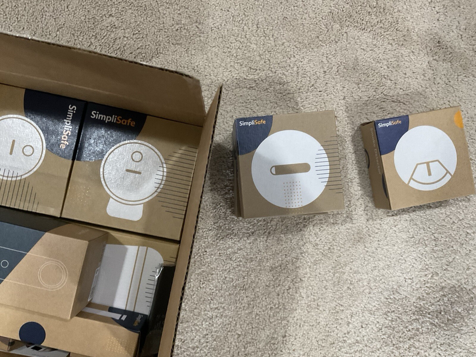 Complete Simpli Safe Home Security System.