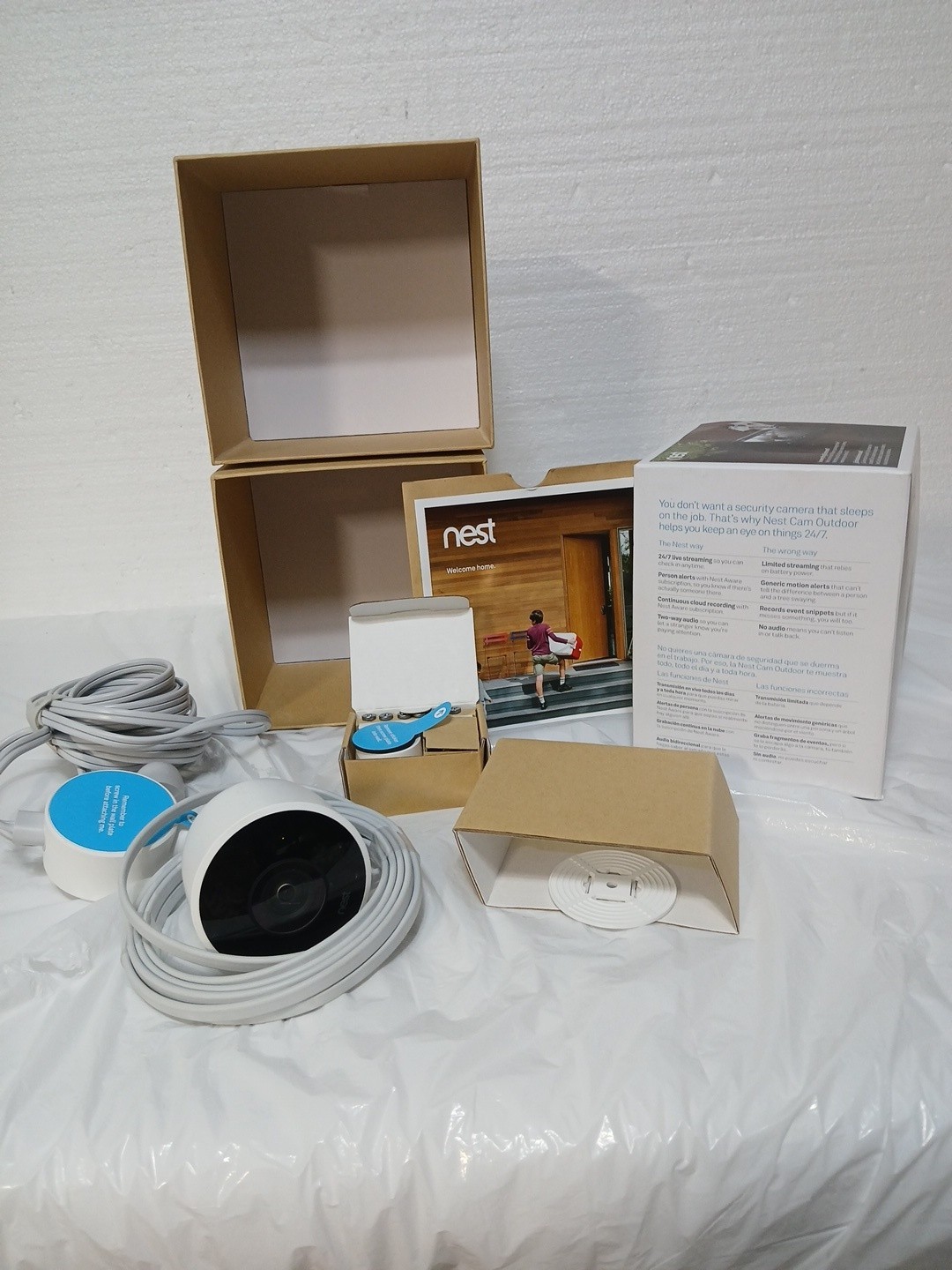 NEST Cam Outdoor Security Camera Model NC2100ES (Not Google Cam)