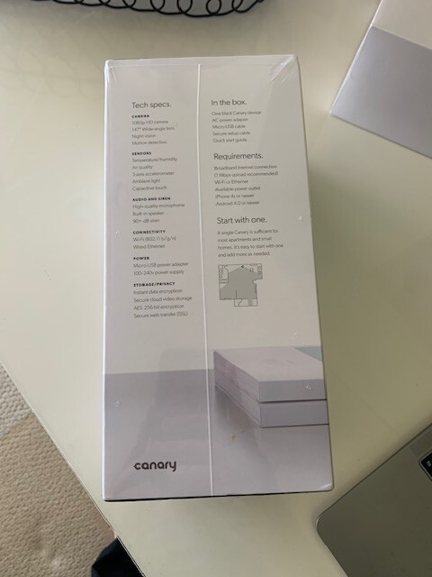 Canary Smart Home Security System – New With Open Box