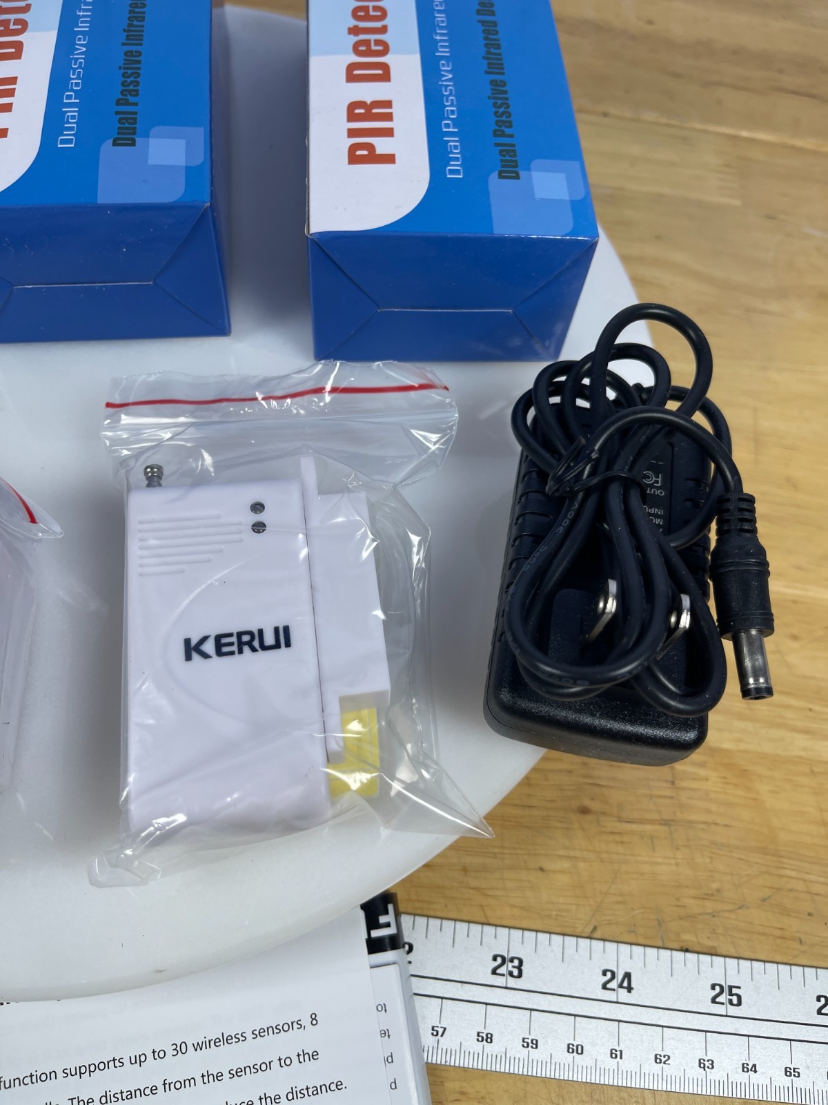 KERUI 32 Zone Wireless Home Alarm System Kit w/Siren PIR Sensors