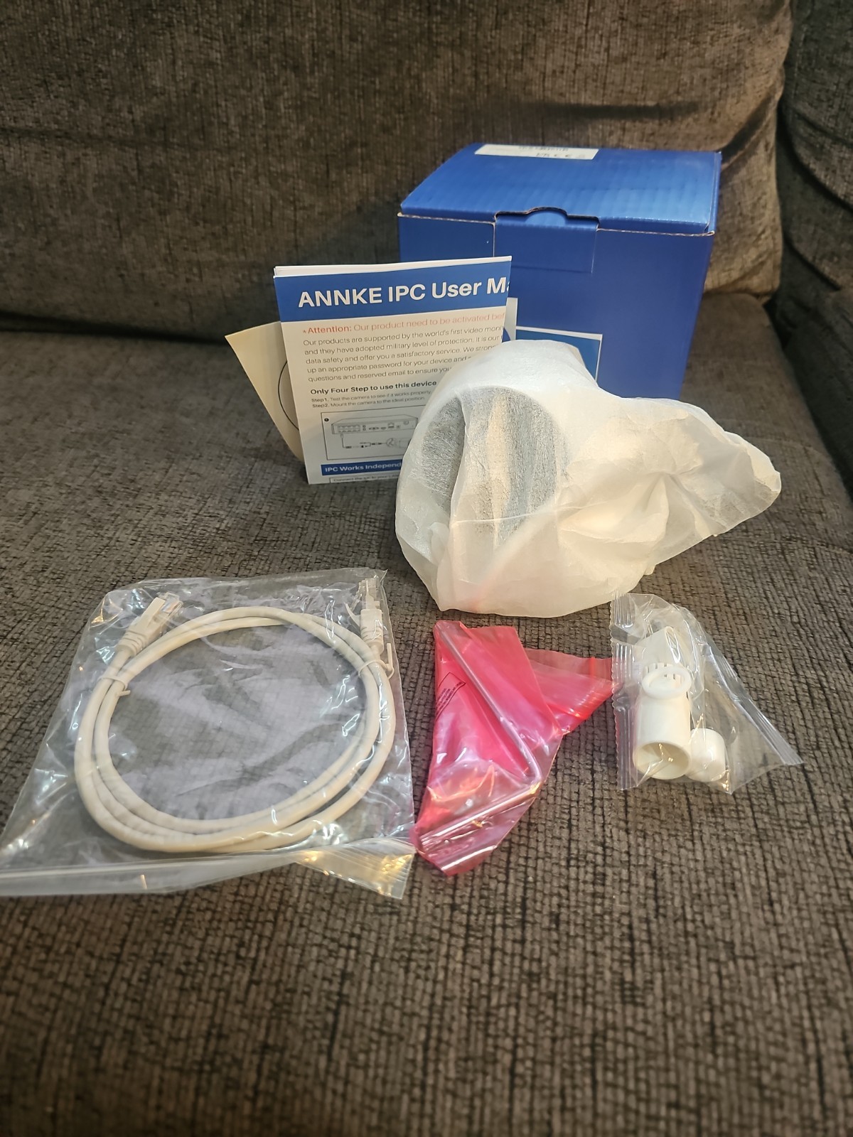 ANNKE C500 5MP Outdoor PoE Security IP Camera -White (I51DS)