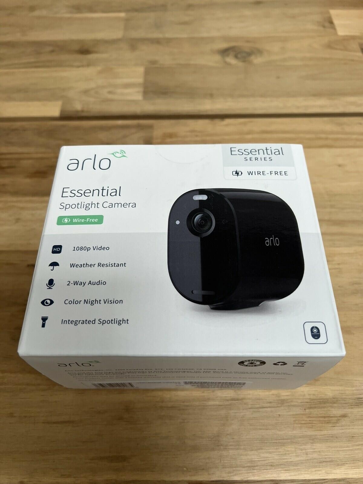 Arlo VMC2030B Essential Spotlight Wireless Camera (New)