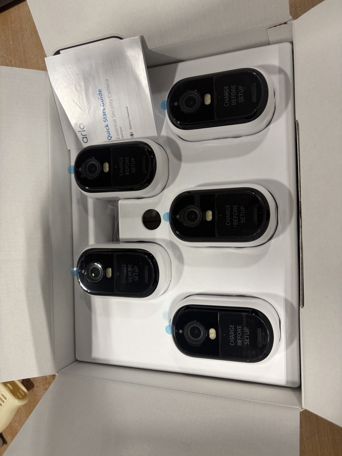 ARLO 3rd Gen 5 Pack Security System,Advanced Video & Audio Detection