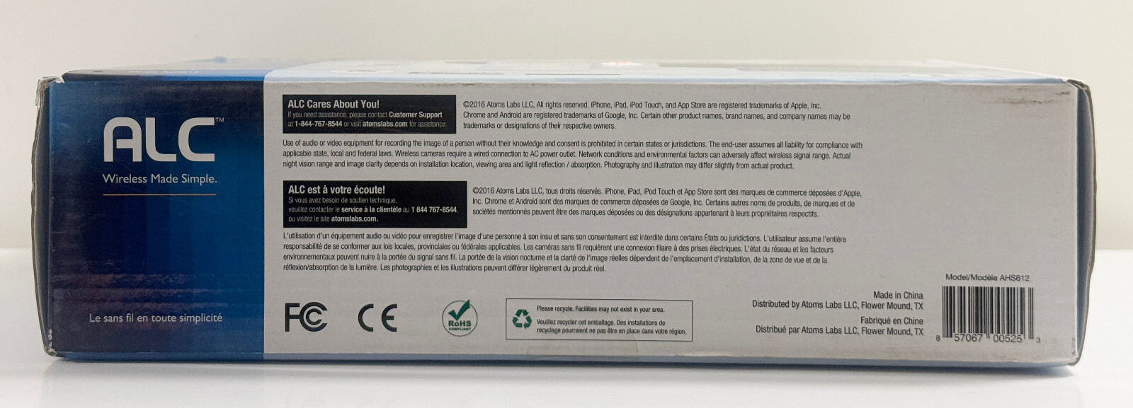 ALC Wireless Security System Entry Kit AHS612