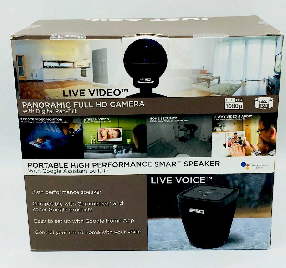ALTEC LANSING VOICE ACTIVATED SMART SECURITY SYSTEM BRAND NEW IN BOX USA SELLER
