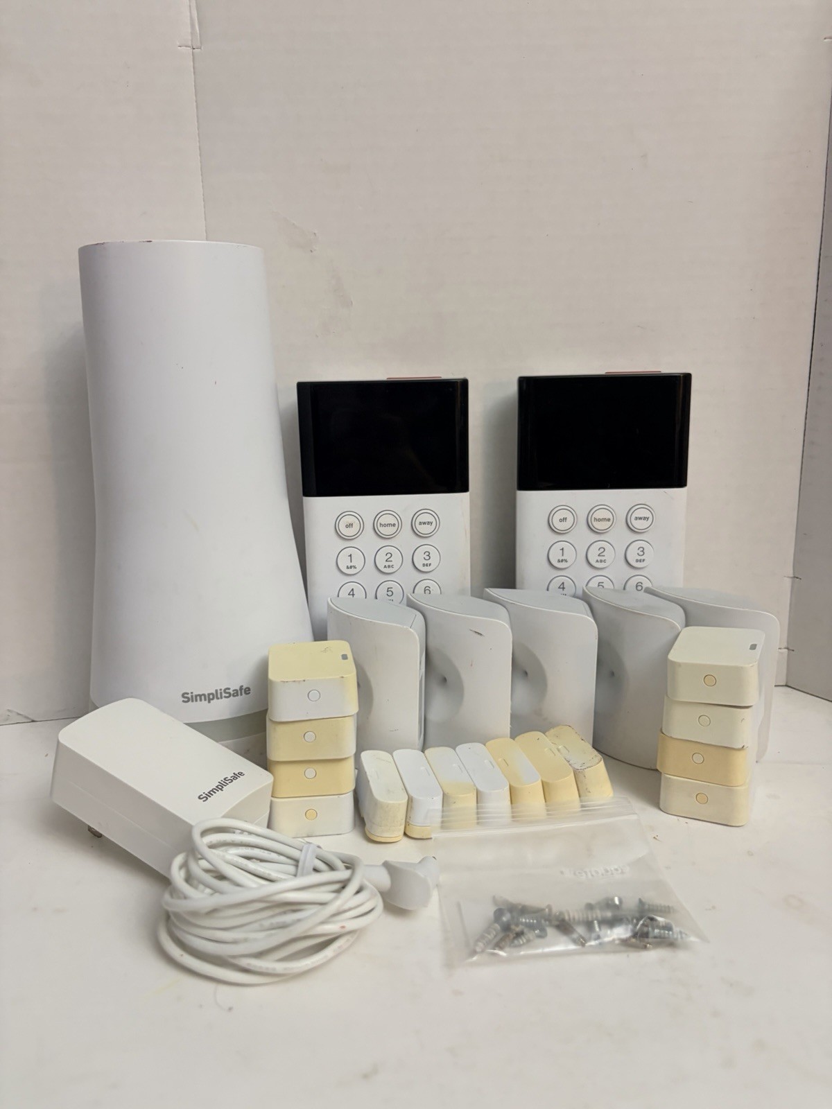 Complete SimpliSafe Gen 3 Home Security System Bundle – Base, 2 Keypads, Sensors