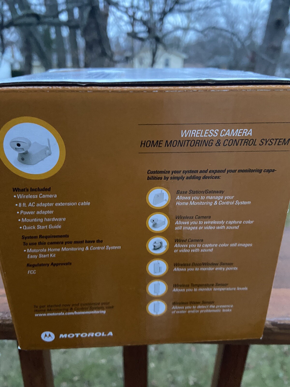 Motorola HMWL-1010 Home Monitoring & Control System Wireless Camera NEW Sealed