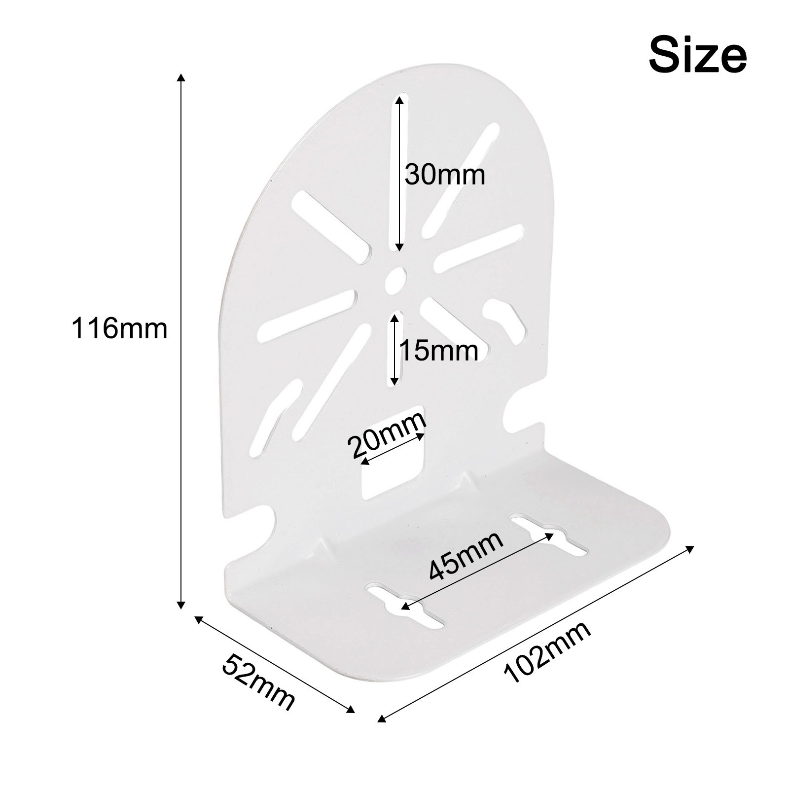 Right Angle Camera Wall Mount with Multiple Mounting Options and Easy Setup