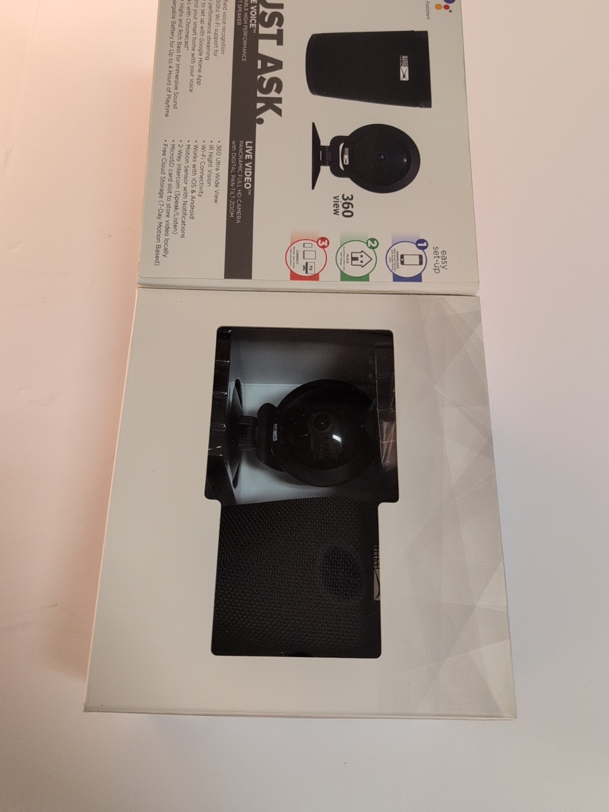 New Altec Lansing Smart Security System – Wi-Fi Camera & Speaker Voice Activated