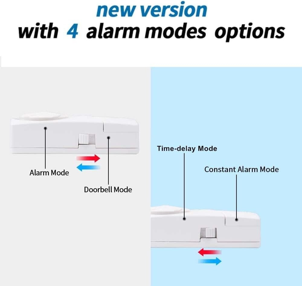 Alarmas Para Puertas Y Ventanas De Alarma Seguridad Casa Inalambrica Sensor NEW