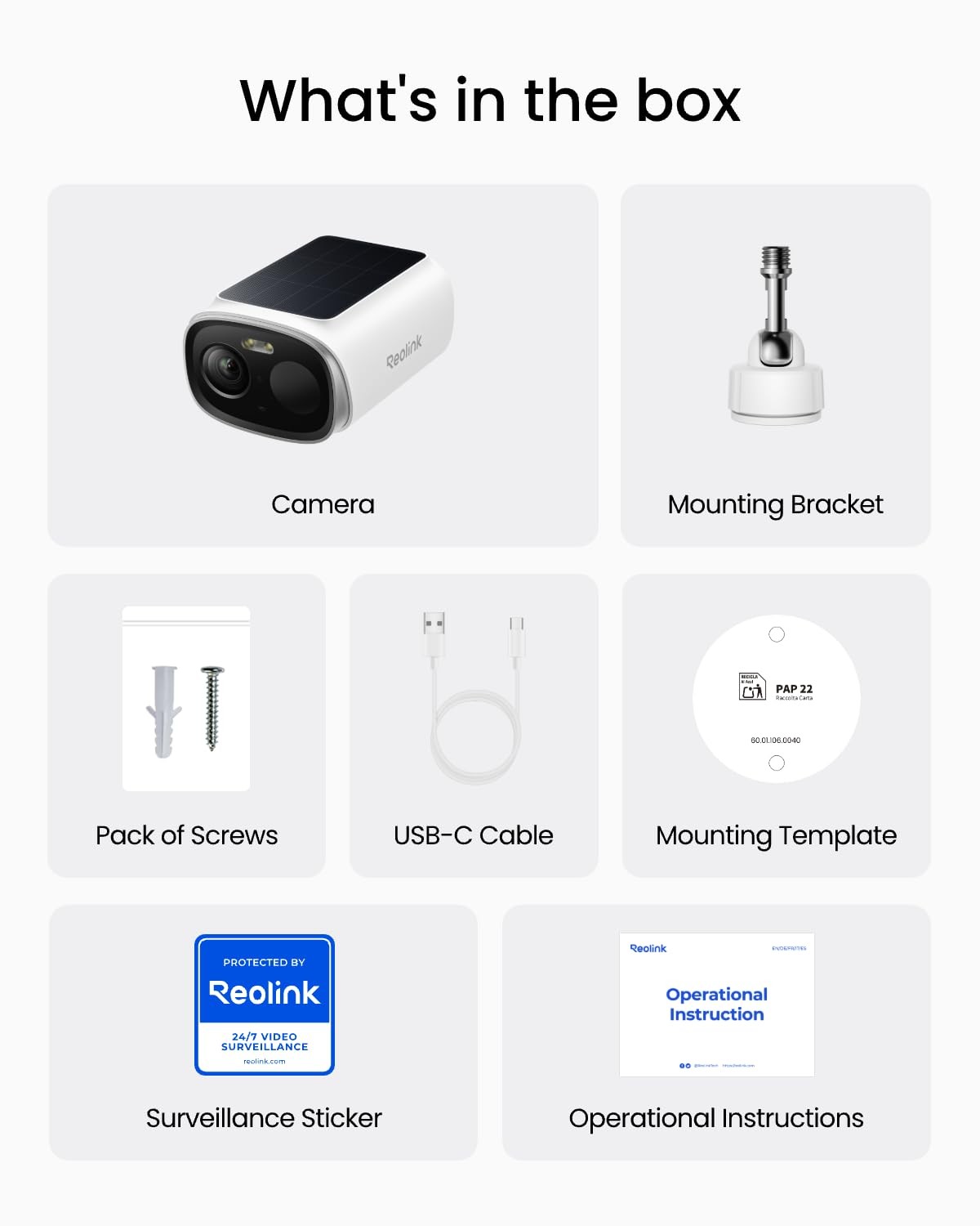 REOLINK 3K Security Cameras Wireless Outdoor Dual-Band WiFi 6, Argus White