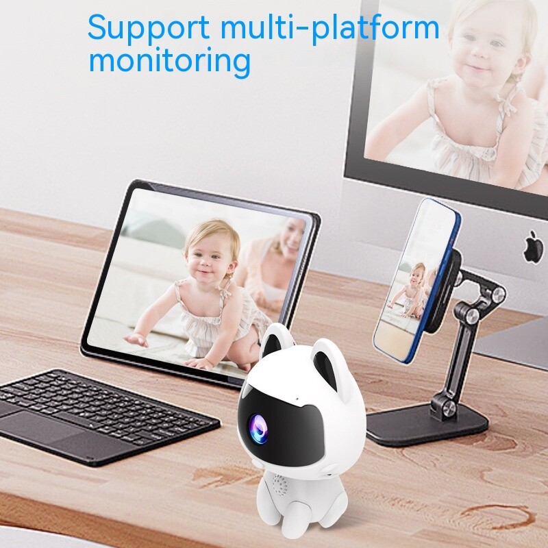 Smart Cat V380 Surveillance Video Camera Baby Monitor