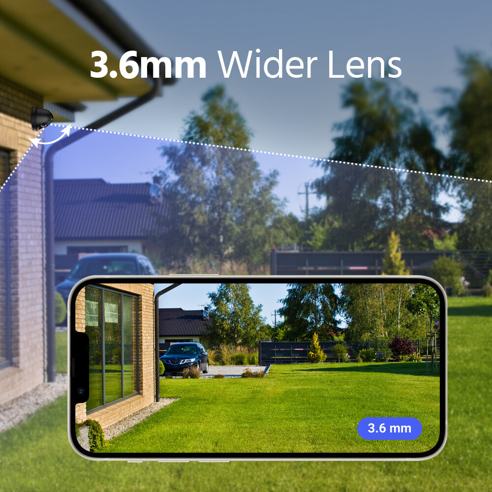 ANNKE 4pcs 1080P Outdoor 4in1 CCTV Smart Security Camera AI Color Night Vision