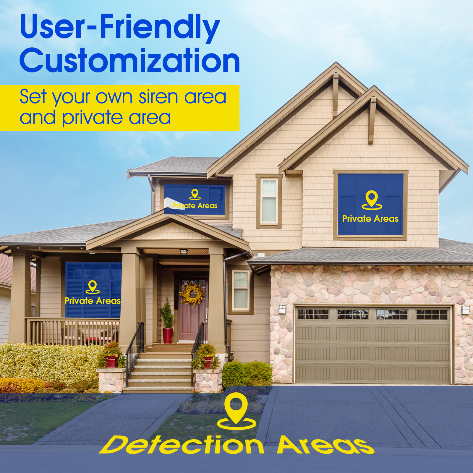 5MP 4CH HMDI DVR HD Home Outdoor Security Camera CCTV System IR Night Vision