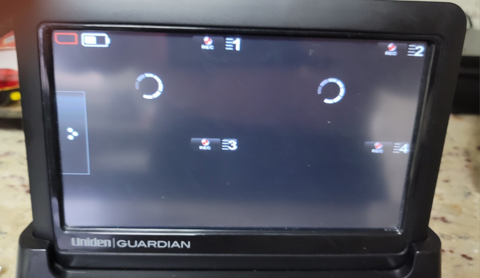 Uniden Guardian G7 Security LCD Monitor & Power Plug