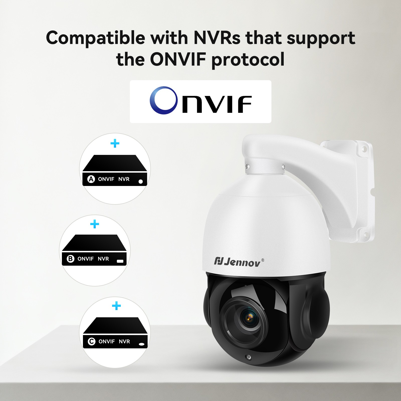 4K 8MP POE PTZ Security IP Camera 20x Optical Zoom CCTV for Onvif Protocol NVR