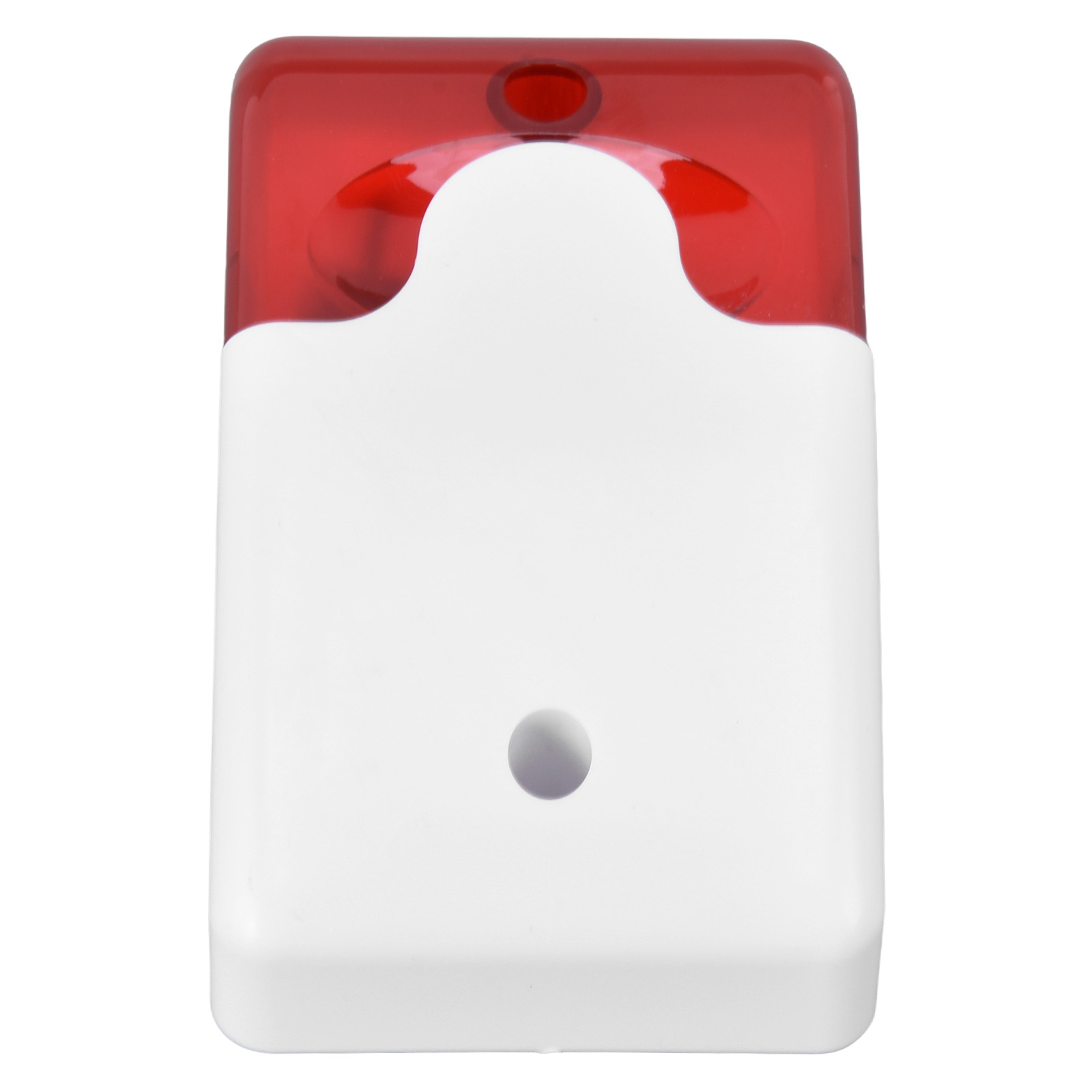 Alarm Siren Wired Strobe Siren DC 12V Red Light Flashing And Sound Buzzer For AC