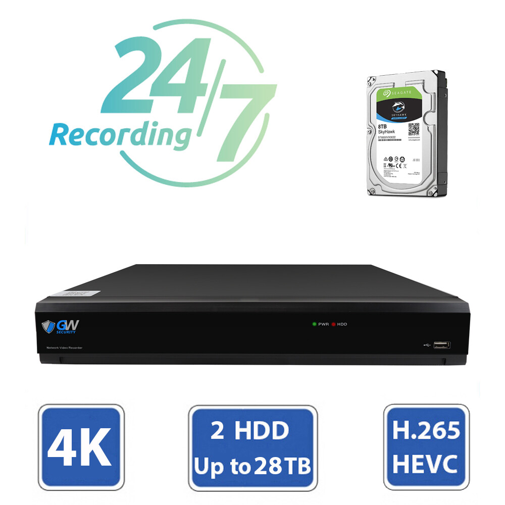 5MP DVR HD-TVI AI Security Camera System – Face / Human / Vehicle AI Detecion