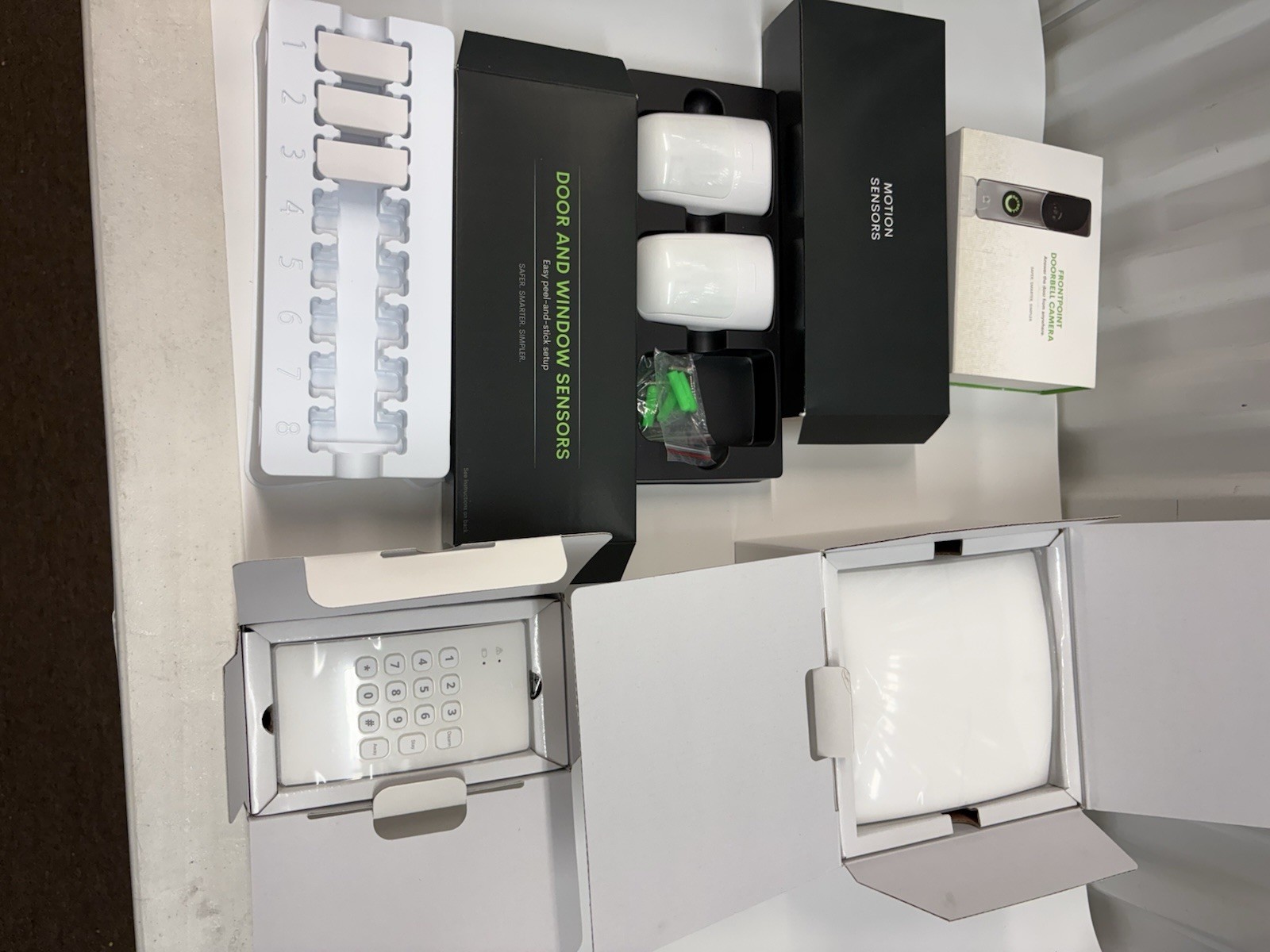 Frontpoint Smart Home Security System Bundle Kit Hub Keypad Doorbell Sensors