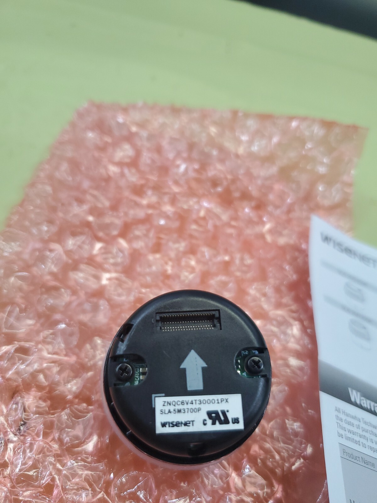 Samsung Hanwha Techwin WiseNet SLA-5M3700P 5mp 3.7mm Lens for PNM-9320VQP