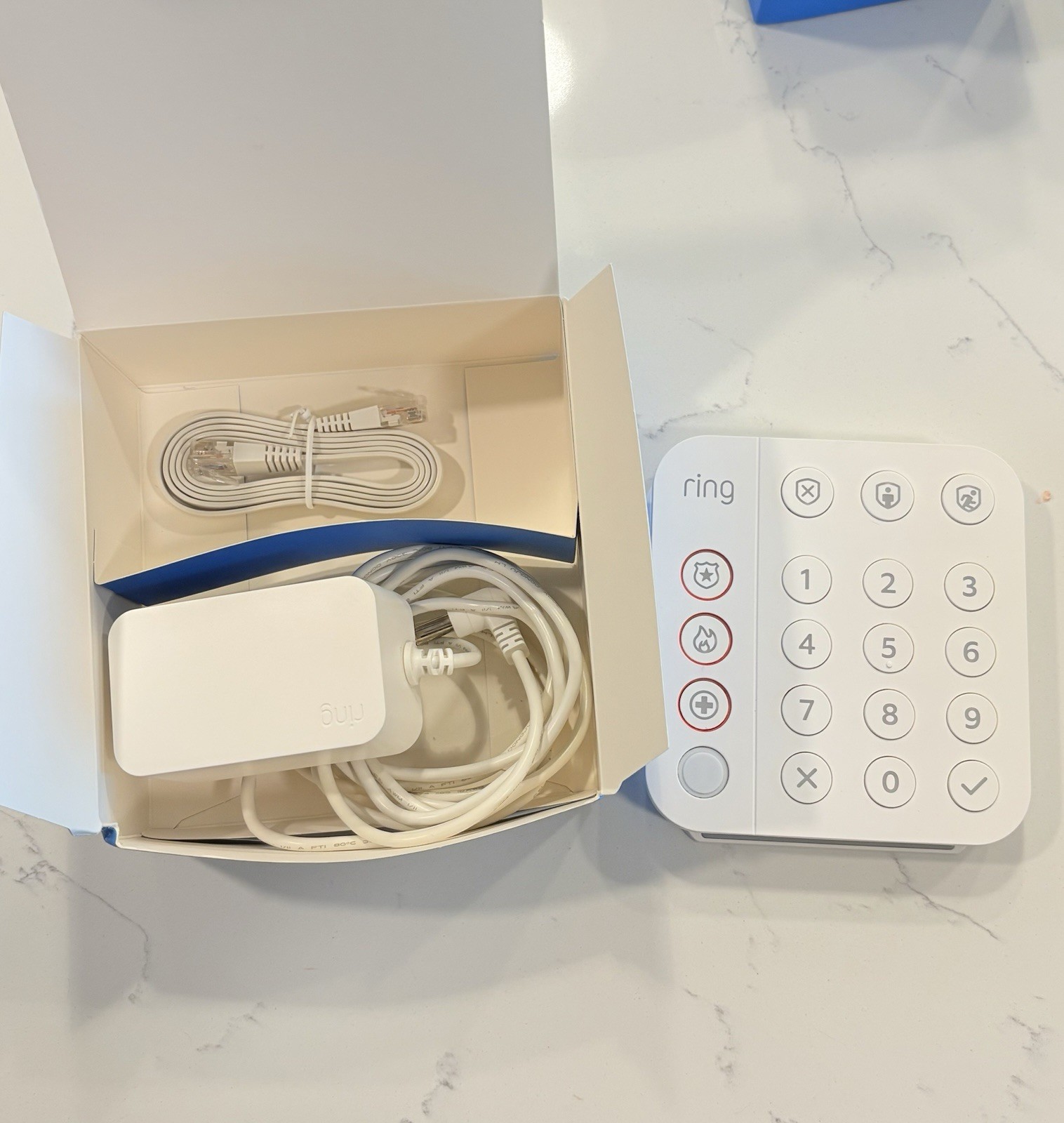 Ring – Alarm Pro Home Security Kit 8 Pieces – White