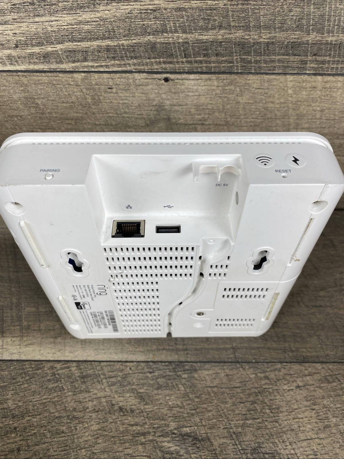 Ring Z Wave Plus Alarm Base Station US No Power Cord⚠️needs to Be Transfer⚠️