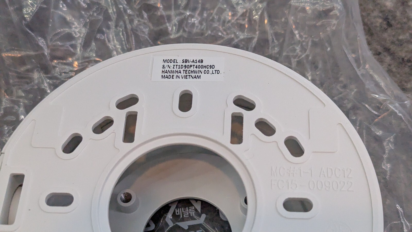 Hanwha Techwin SBV-A14B Wisenet A series cameras for GangboxesSecurity Accessory