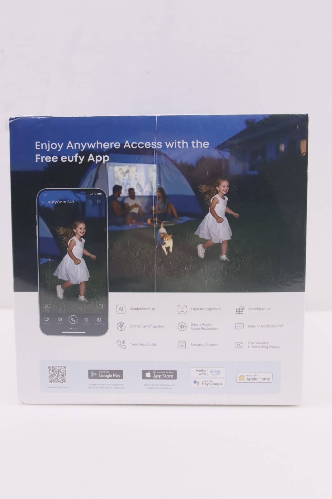 eufy – eufyCam E40 2-Cam Kit (HomeBase S380) Outdoor Wireless Solar Security New
