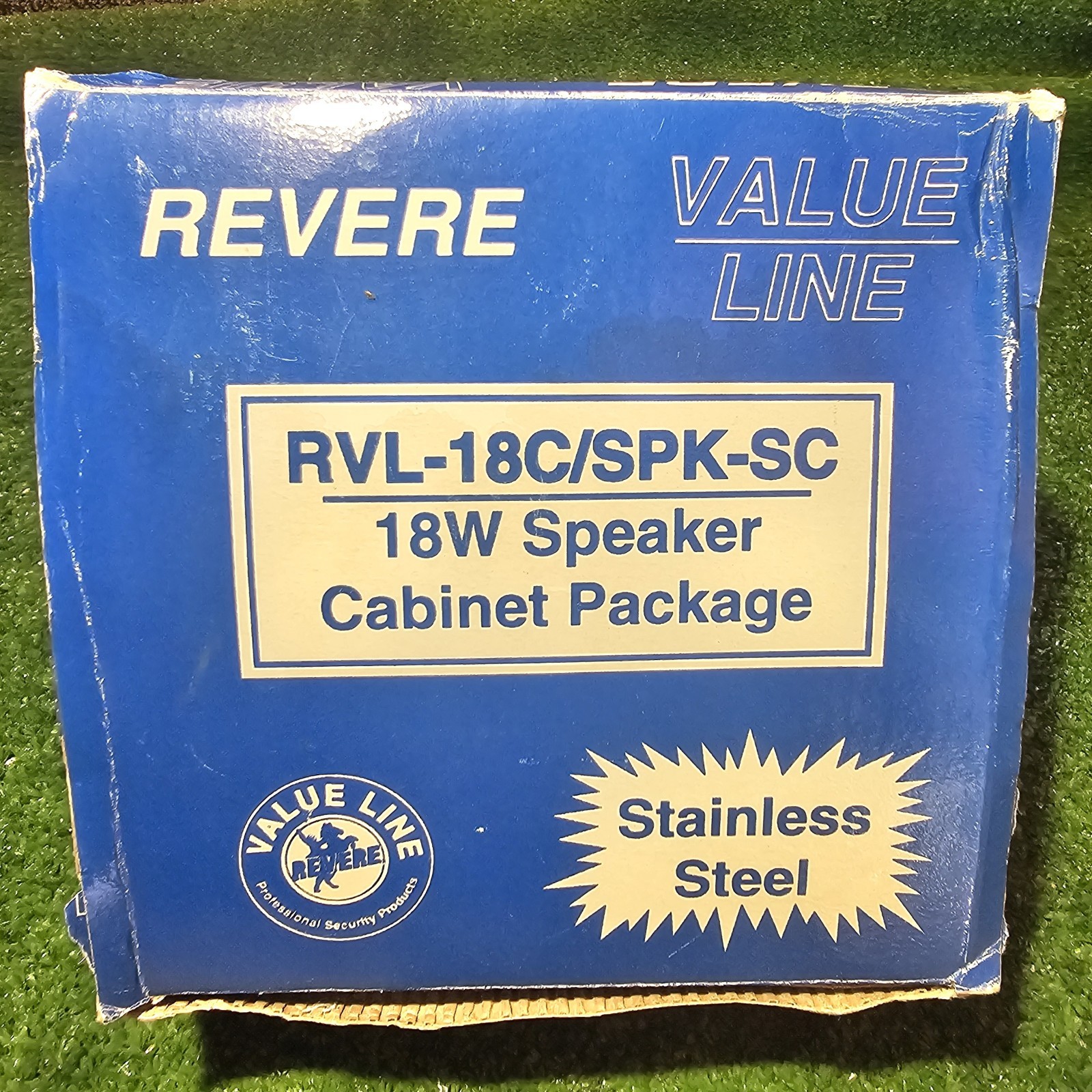 Revere Siren Speaker RVL-18C/SPK-SC 18 Watt W/Cabinet Package NOB