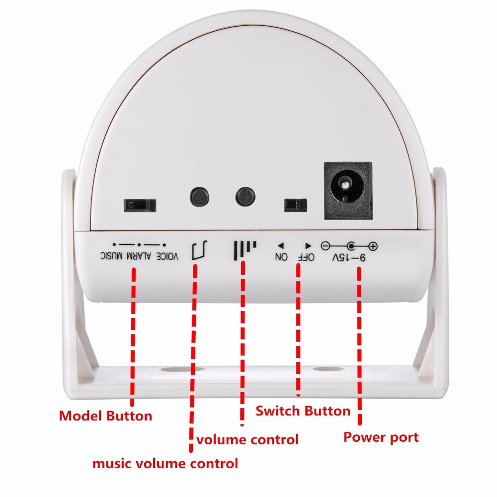 KERUI Wireless Motion Sensor Detector Doorbell Gate Entry 32 Chiimes Alert Alarm
