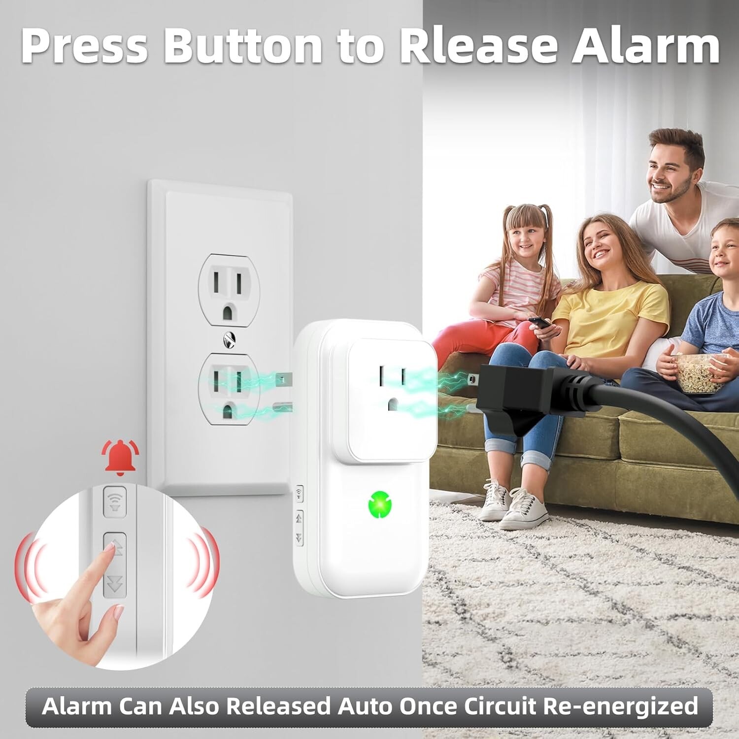Satisure Power Failure Alarm for Freezer Alarm, Power Outage Alarm,Power Loss
