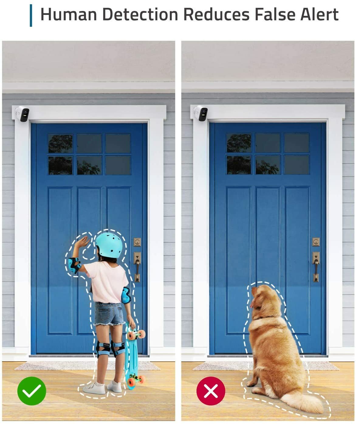 eufy Security Smart Wireless System w/Alexa 1080P Battery Camera eufyCam 2C Kit