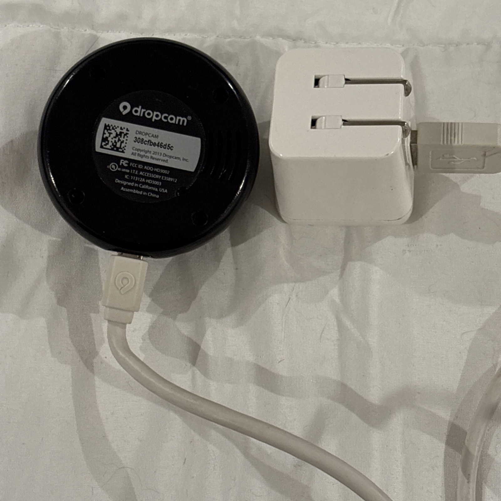 Nest Dropcam Pro Security Camera, Cable, Wall Charger KSAPK01, Black 2013